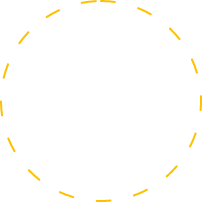 Ikona z napisem \'ECO\' w białym kolorze, otoczona przerywaną żółtą linią na czarnym tle.