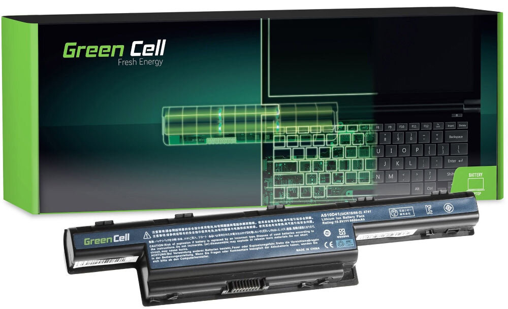 Bateria do laptopa GREENCELL AS10D31 6600 mAh akumulator zastępuje akumulatory 31cr19/66-2, ak.006bt.075, ak.006bt.080, as10d31, as10d3e, as10d41, as10d51, as10d71, as10d73, as10d81, bt.00603.117, bt.00605.062, bt.00605.065, bt.00607.125, bt.00607.126 zgodność z oryginalnymi akumulatorami