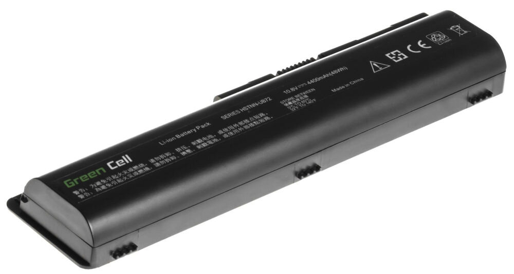 Bateria do laptopa GREENCELL HSTNN-LB72 4400 mAh akumulator został poddany szczegółowym testom jakościowym zabezpieczenie przed głębokim rozładowaniem i przeładowaniem
pojemność akumulatora wynosi 4400 mAh