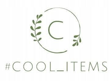 Logo z literą \'C\' otoczoną gałązkami, poniżej napis \'#COOL_ITEMS\'.