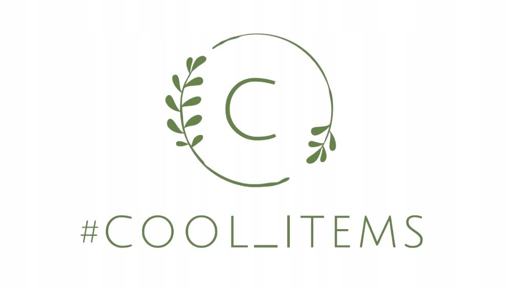 Logo z literą \'C\' otoczoną gałązkami, poniżej napis \'#COOL_ITEMS\'.
