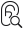 Czarna ikona przedstawiająca literę \'A\' z lupą skierowaną na nią. Symbol sugeruje funkcję wyszukiwania lub analizy tekstu.