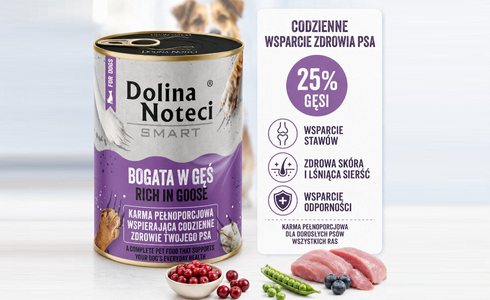 KARMA DLA PSA DOLINA NOTECI SMART BOGATA W GĘŚ 400G