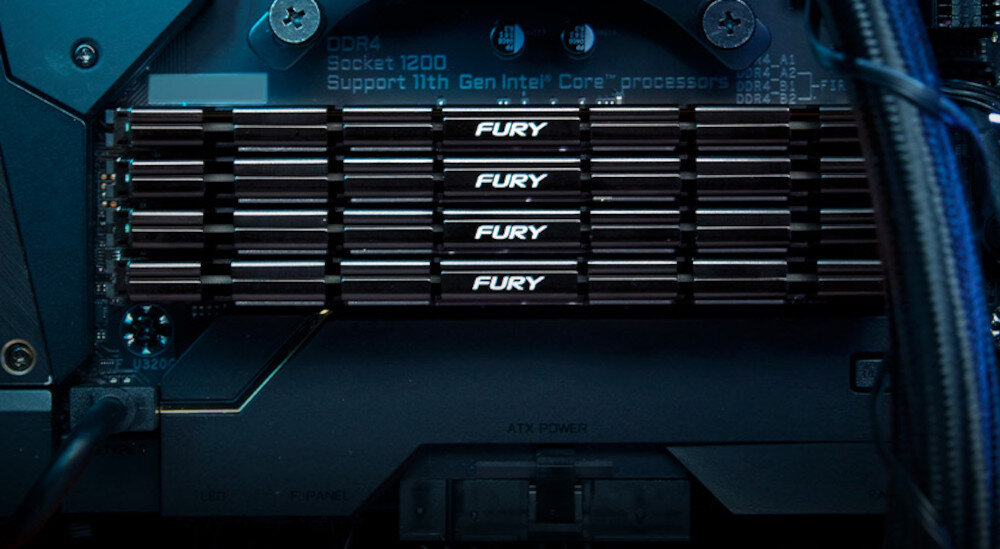 Pamięć RAM KINGSTON Fury Renegade Black 32GB 3600MHz profile XMP podkręcenie ustawienia