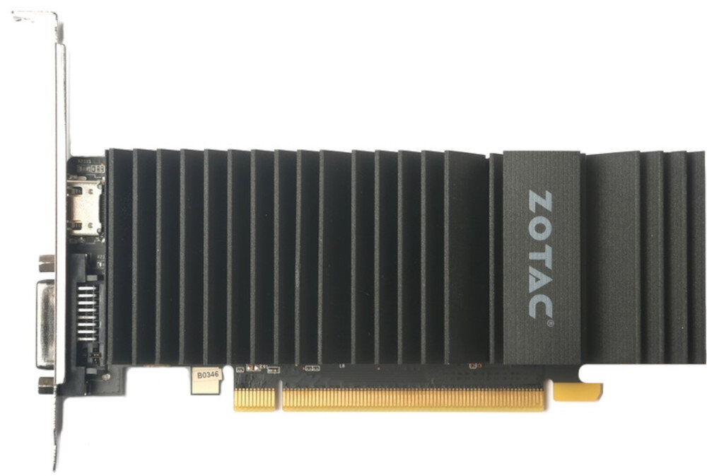 Karta graficzna ZOTAC GeForce GT 1030 Zone Edition 2GB duza powierzchnia chlodzenia