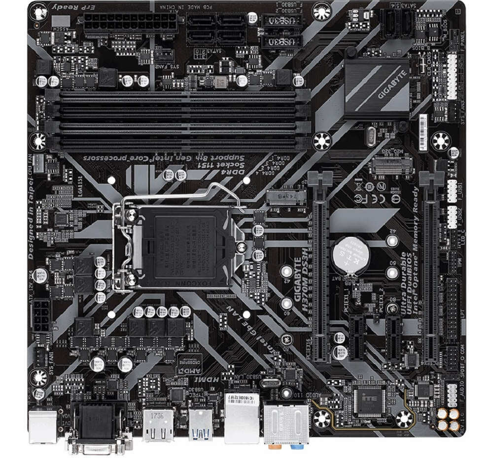 Płyta główna GIGABYTE H370M DS3H - trwalosc bezpieczenstwo 