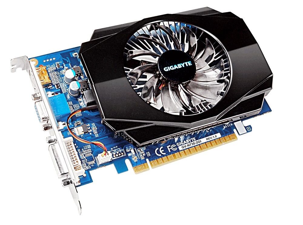  Karta graficzna GIGABYTE GeForce GT 730 2GB  - Chłodzenie 