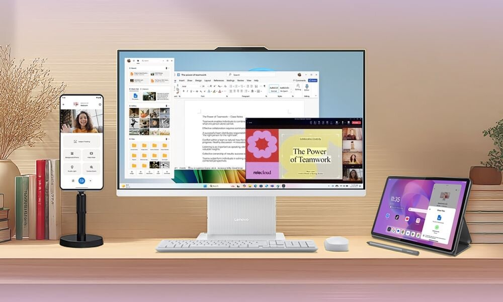 Lenovo Idea Tab Pro Gen 2 Smart Connect synchronizacja urządzeń pliki komunikacja