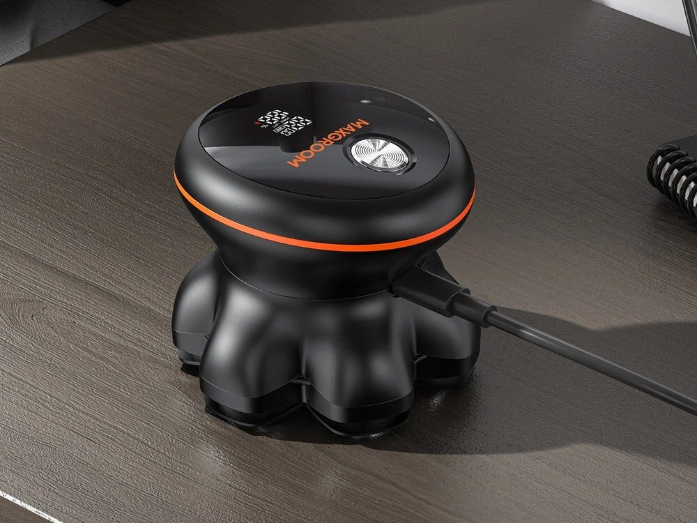 Golarka MAXGROOM JK-1688 Na mokro i sucho zdjęcie lifestyle Wyświetlacz LED port USB-C do 70 minut bezprzewodowej pracy