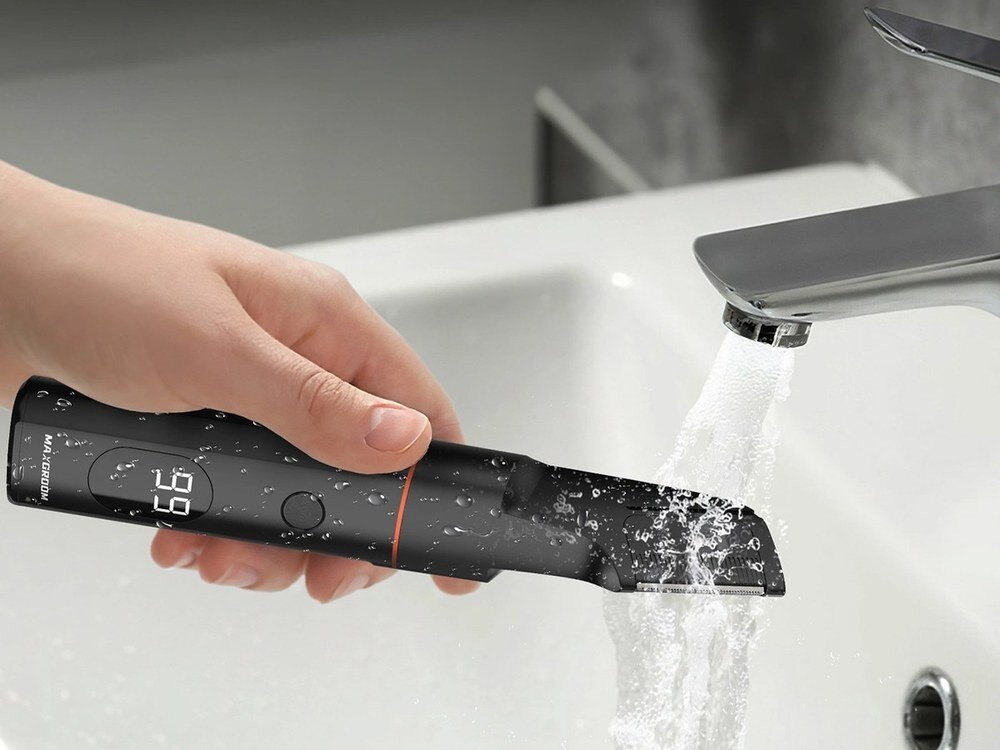 Trymer MAXGROOM LK-881 zdjęcie lifestyle Wodoodporność IPX6 pielęgnacja
