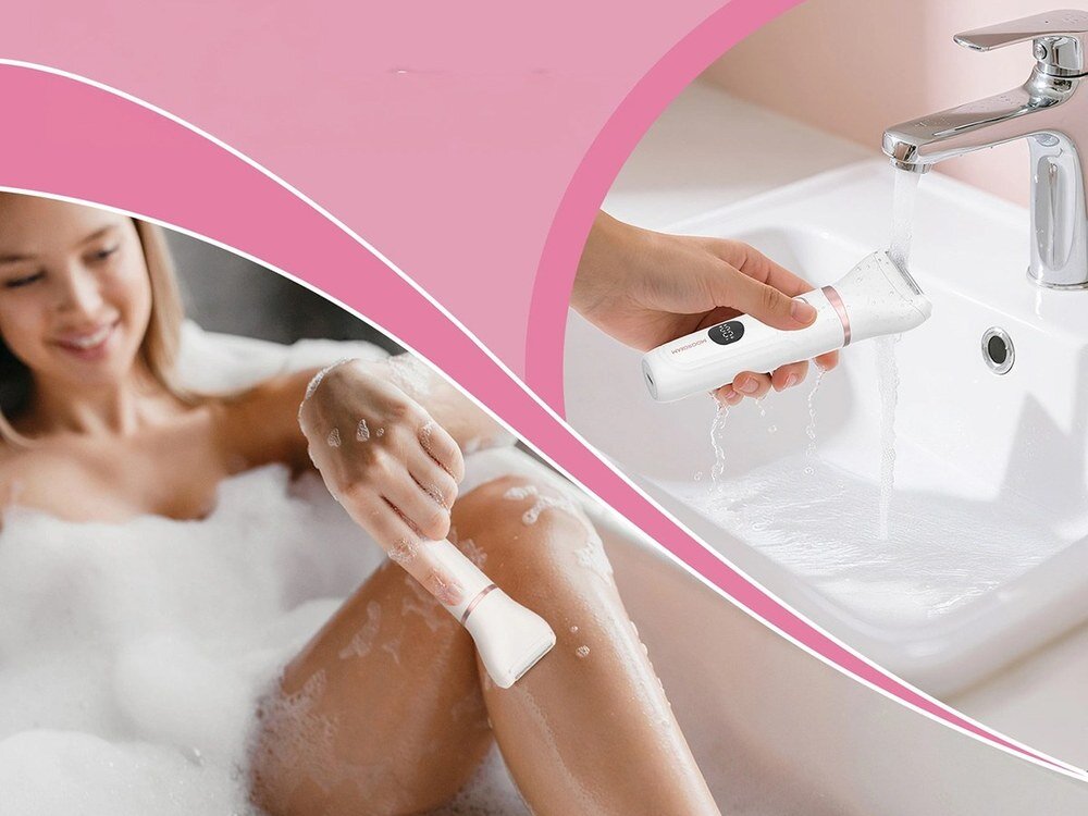 Trymer MAXGROOM JK-105 3w1 zdjęcie lifestyle Używaj na mokro i sucho Wodoodporność na poziomie IPX6 