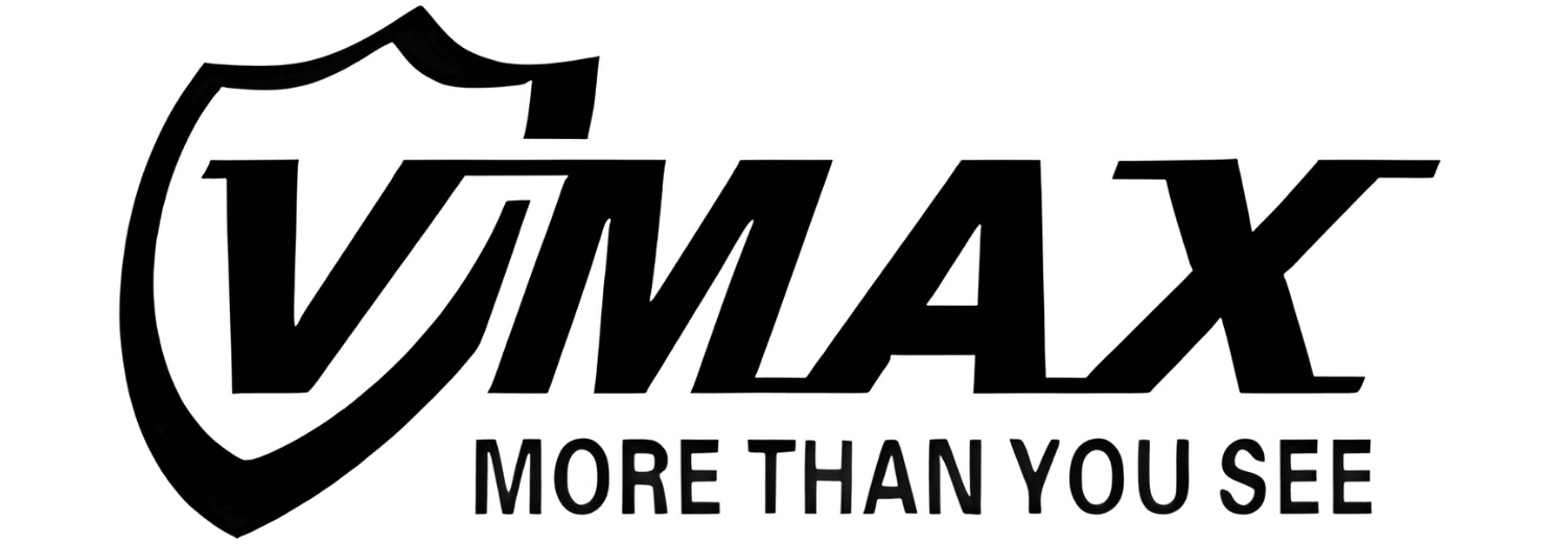 Logo z napisem \'VMAX\' oraz hasłem \'MORE THAN YOU SEE\'.