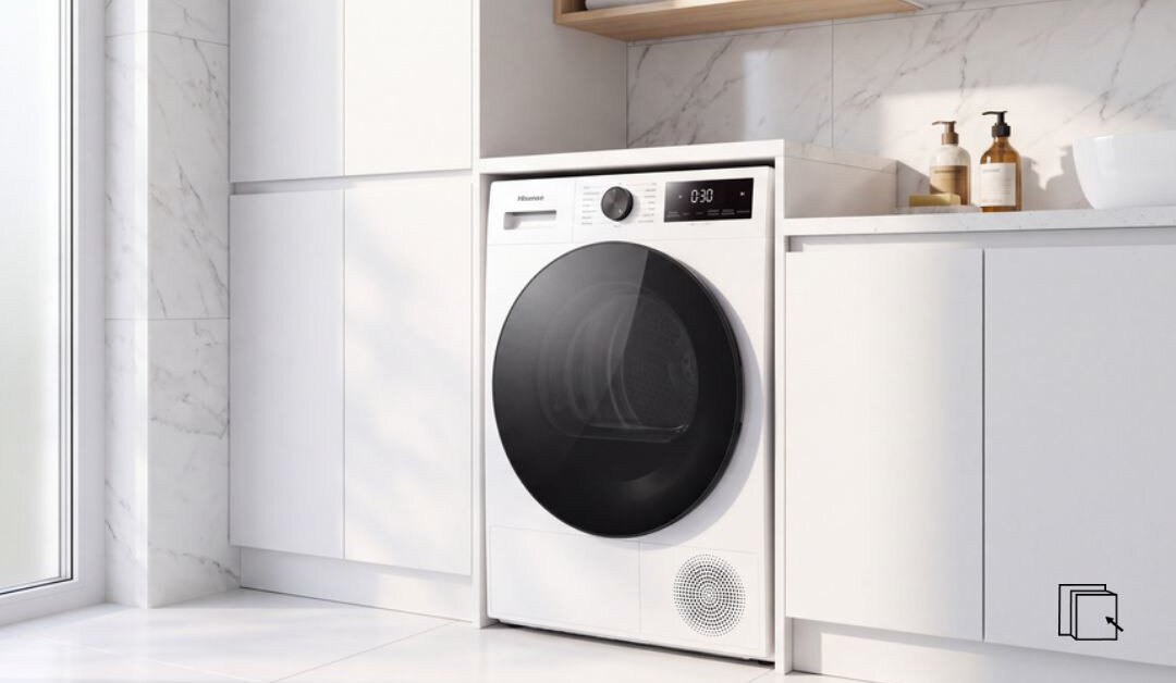 SUSZARKA HISENSE DH1I700UWDEA PL Suszarka Hisense została ustawiona w zabudowie łazienkowej. Kompaktowa konstrukcja ułatwia dopasowanie urządzenia do mniejszych przestrzeni kompaktowa suszarka głębokość 48,5 cm małe pomieszczenia oszczędność miejsca wygoda użytkowania
