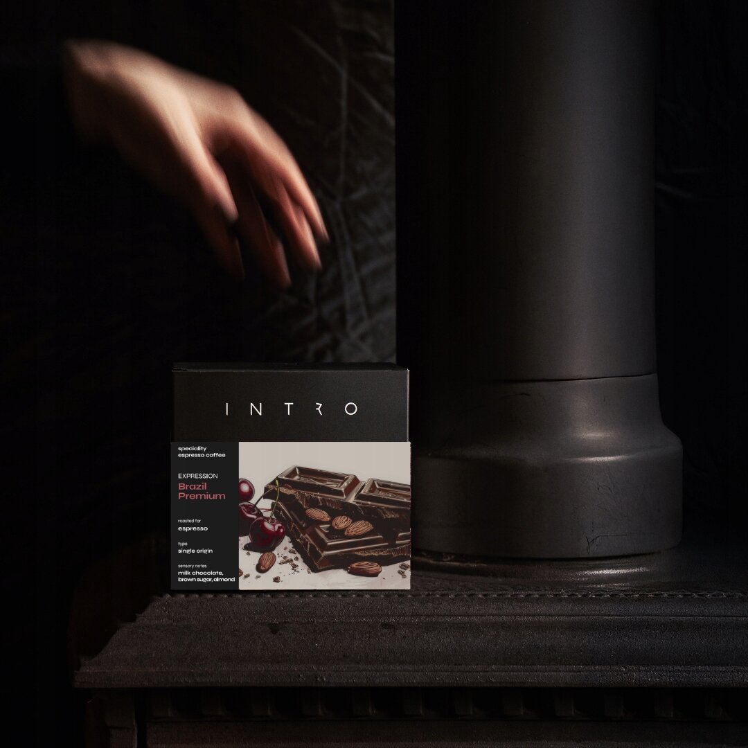 Kawa ziarnista 250g - BRAZYLIA PREMIUM ESPRESSO - kawa speciality | INTRO