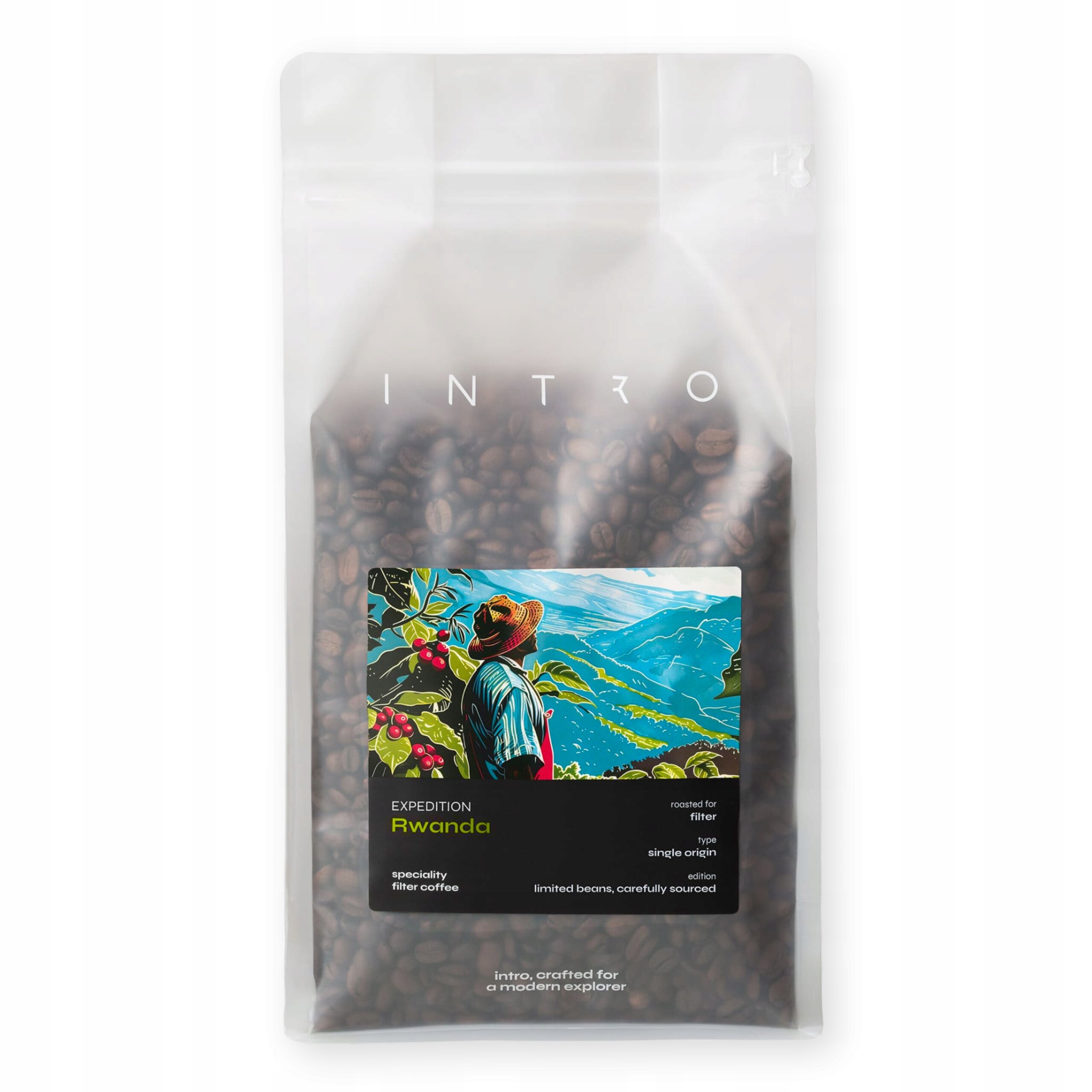 Kawa Ziarnista 1kg – RWANDA – Kawa Speciality Owocowa Palarnia Kawy INTRO