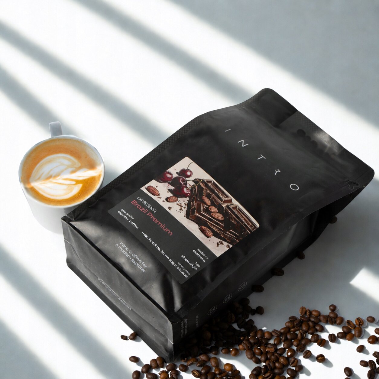 Kawa ziarnista 1kg - BRAZYLIA PREMIUM ESPRESSO | palarnia specialty INTRO