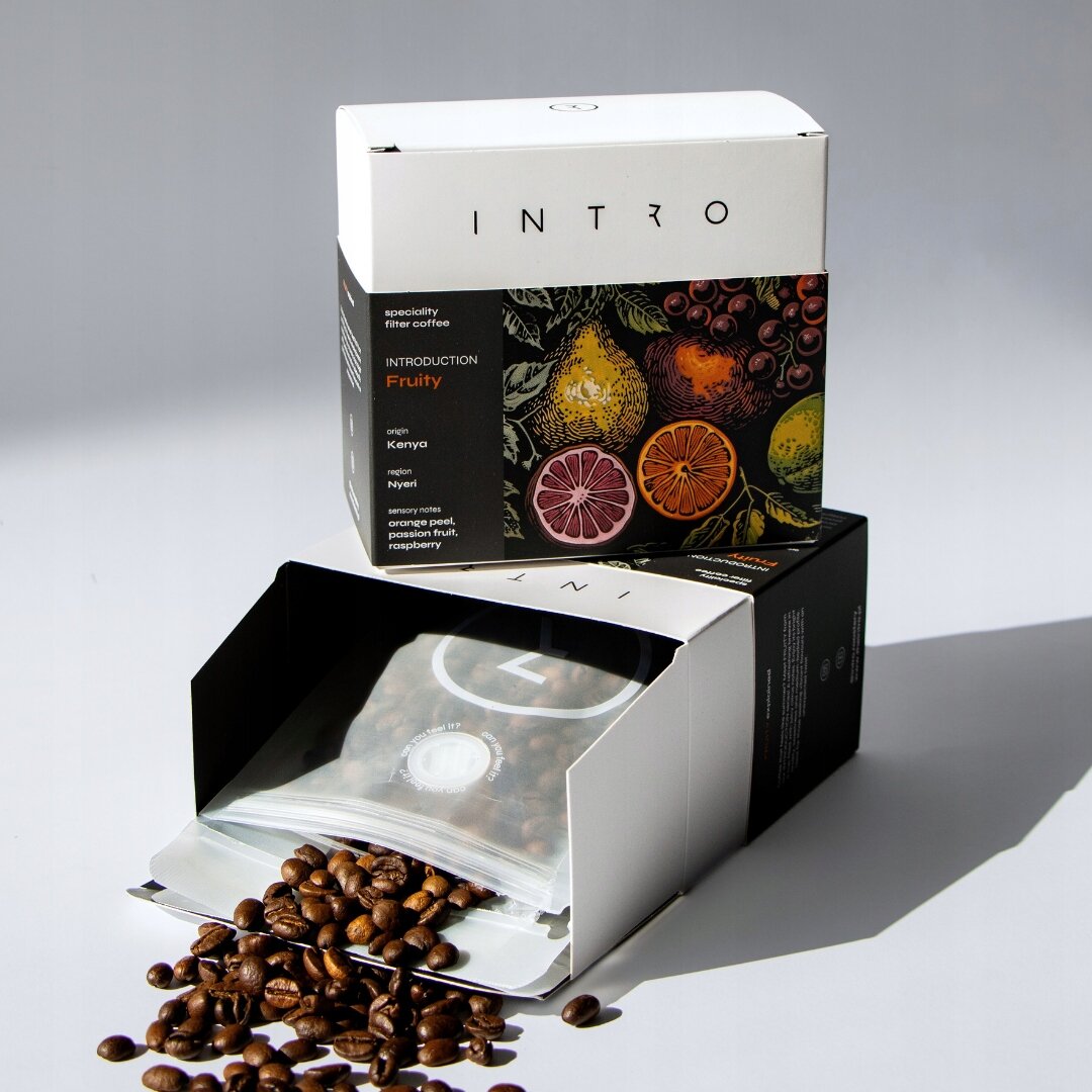 Kawa Ziarnista 100% Arabica 250g FRUITY Kawa Speciality Kenia Single Origin