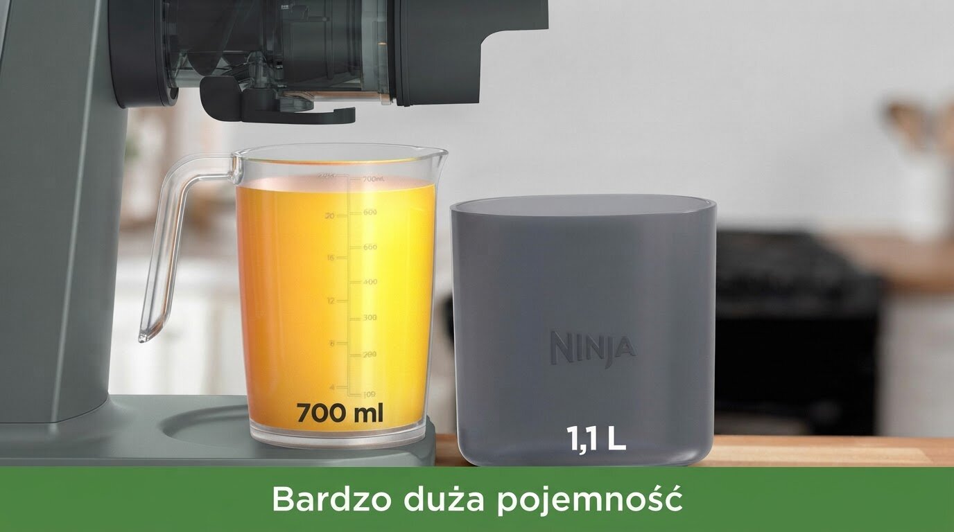 Wyciskarka wolnoobrotowa NINJA JC152EU 3w1 Szary