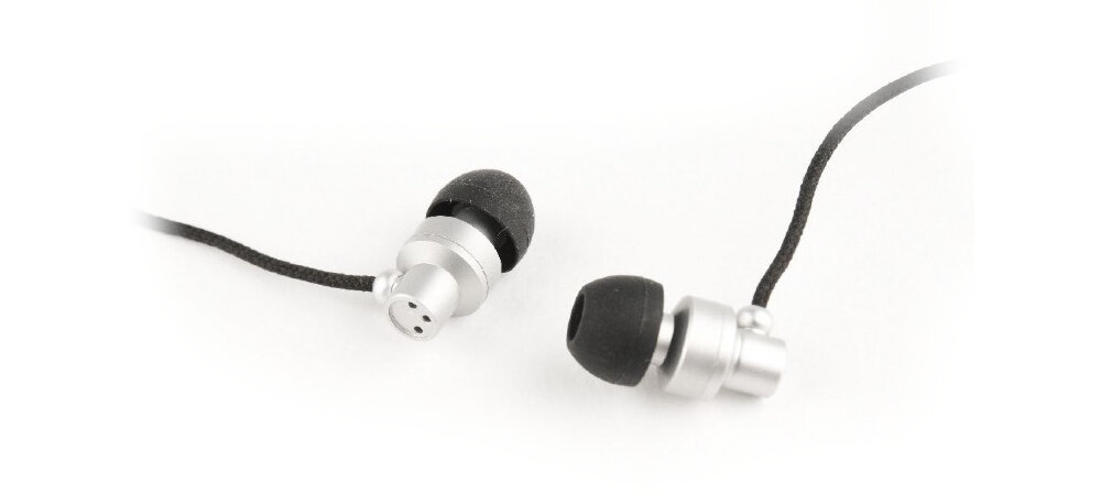 Słuchawki dokanałowe GEMBIRD MHS-EP-CDG-S Paris Czarno-srebrny wbudowany mikrofon