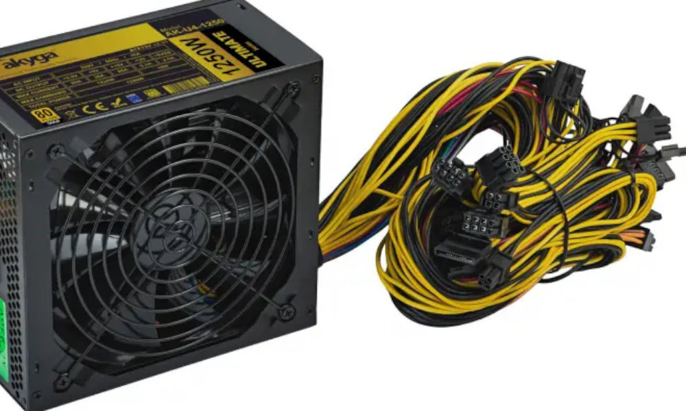 AKYGA AK-U4-1250 1250W 80 Plus Gold tyl