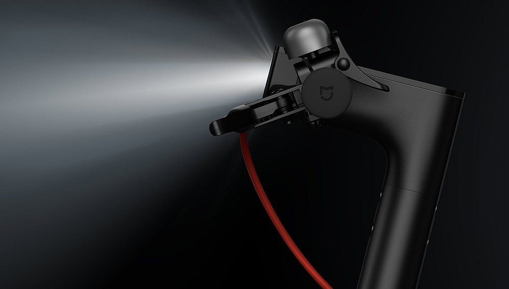 Hulajnoga elektryczna XIAOMI MiJia 365 swiatlo oświetlenie led moc jasna hamulce bezpieczeństwo hamowanie 