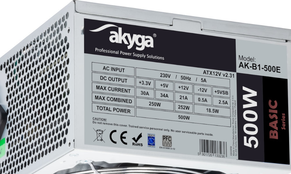 AKYGA AK-B1-500E 500W bok