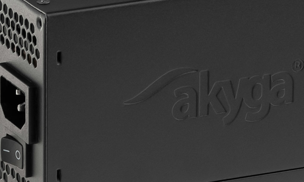 AKYGA AK-U4-350 350W 80 Plus Bronze tyl