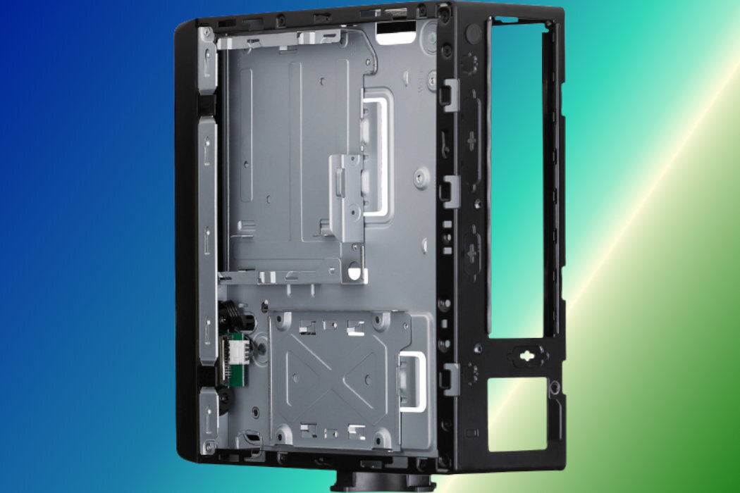 Obudowa AKYGA AK-101-01BK + zasilacz 150W biuro kompaktowe wygoda funkcjonalność biurko VESA ukryte