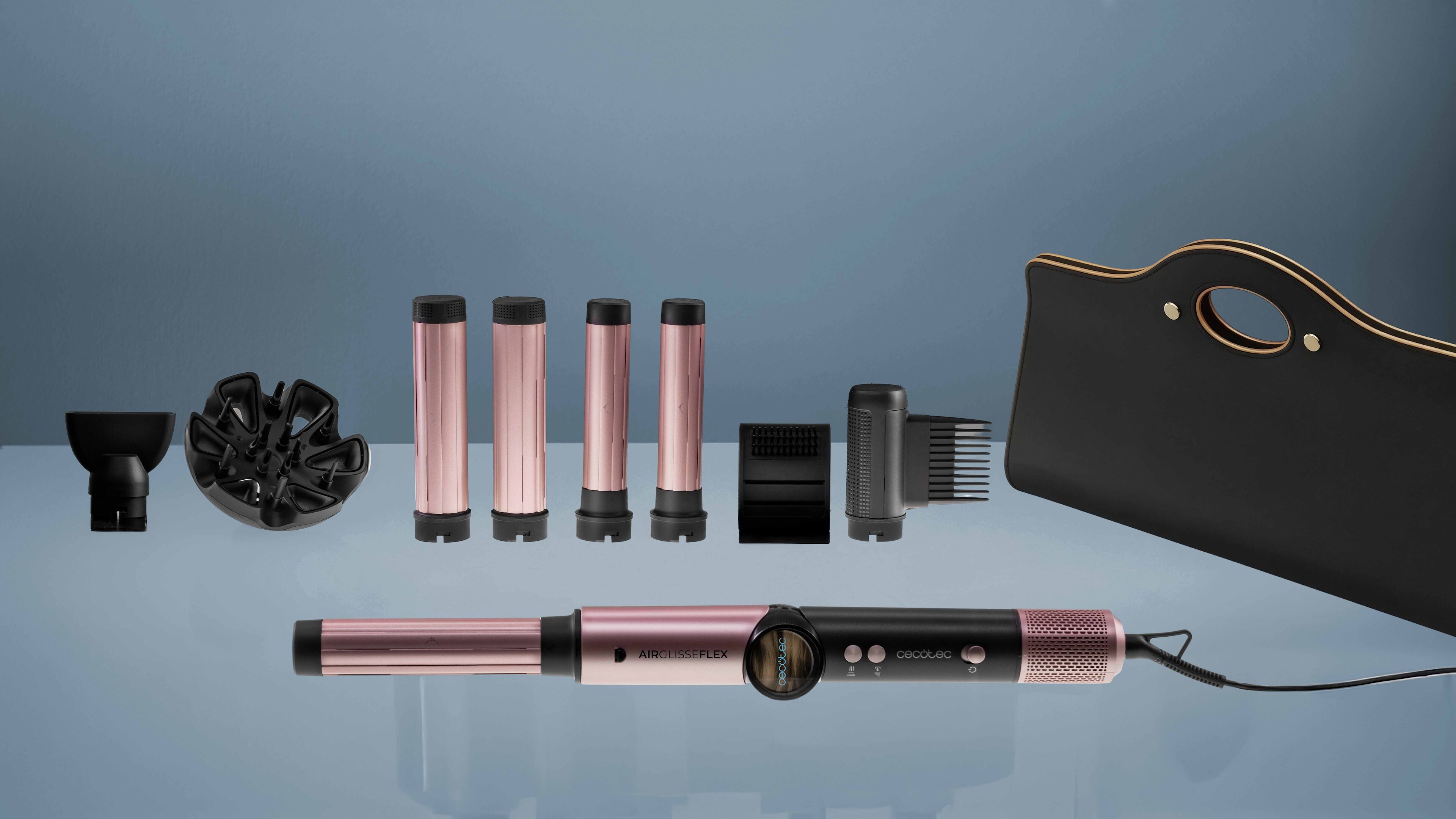 Suszarko-lokówka CECOTEC AirGlisse 8in1 Flex Czarny 32, 38 mm 1400W zdjęcie lifestyle Stylizacja dopasowana do Ciebie