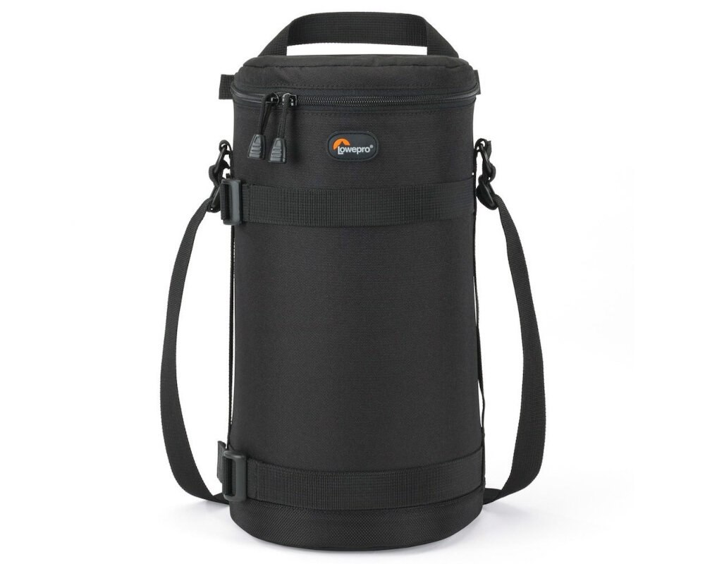 LOWEPRO Lens Case 13x32 lustrzanki wysokość wygoda sprzęt kieszenie przechowywanie trwałość wytrzymałość rzepy przegrody możliwości