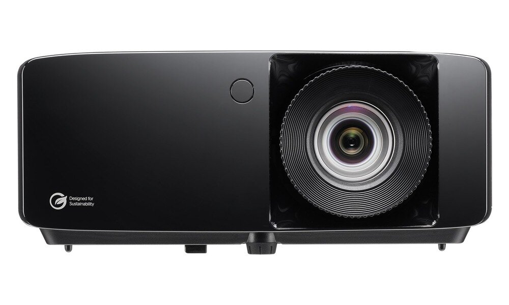 Projektor laserowy OPTOMA UHZ67 zoom 1,6x projekcja 360 stopni 3D 24p, projektor na białym tle