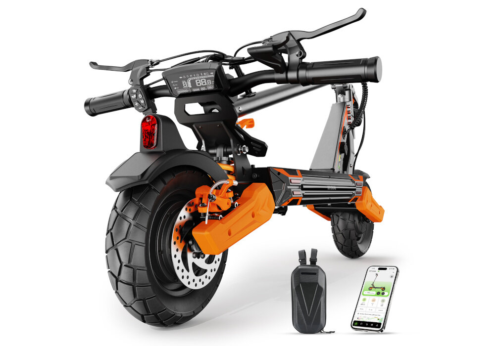 Hulajnoga elektryczna ISINWHEEL GT1 Dual 55km 2x800W Amortyzacja 10