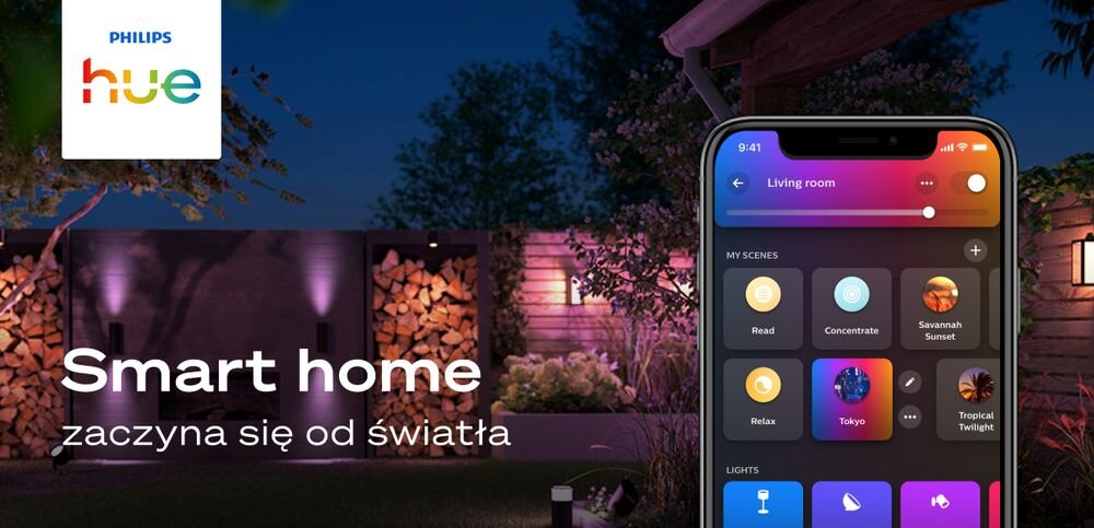 Taśma LED PHILIPS HUE 929004297202 5 m Bluetooth/ZigBee, światło, kolor, oświetlenie, barwy, Wybór scen oświetleniowych w aplikacji mobilnej.