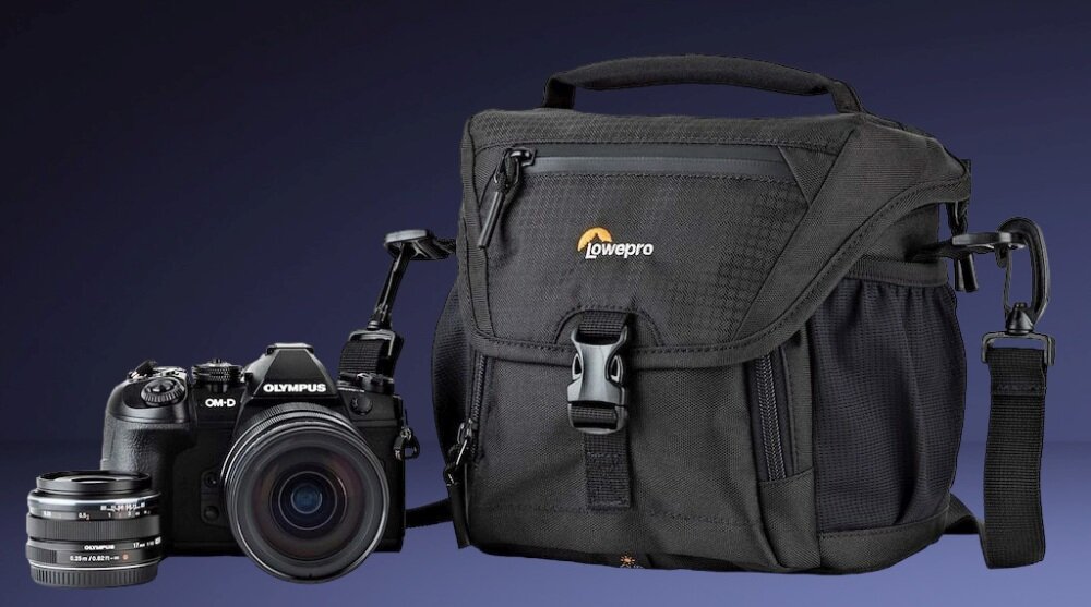 Torba LOWEPRO Nova 140 II AW foto zdjęcia akcesoria pasek kieszenie ekologia recykling