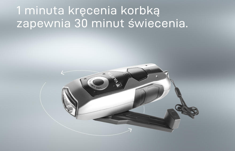 VARTA latarka białe diody led jasny strumień światło