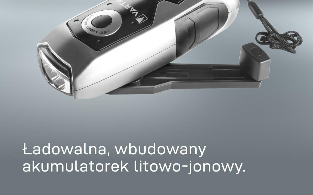 VARTA latarka ładowalny wbudowany akumulator litowo jonowy wydajna praca produkt