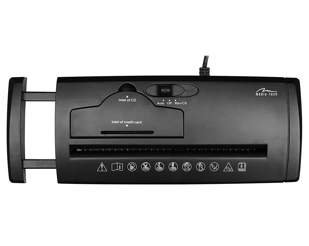 Niszczarka MEDIA-TECH MT215 - wykonanie