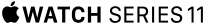 Logo Apple w kolorze czarnym na białym tle.