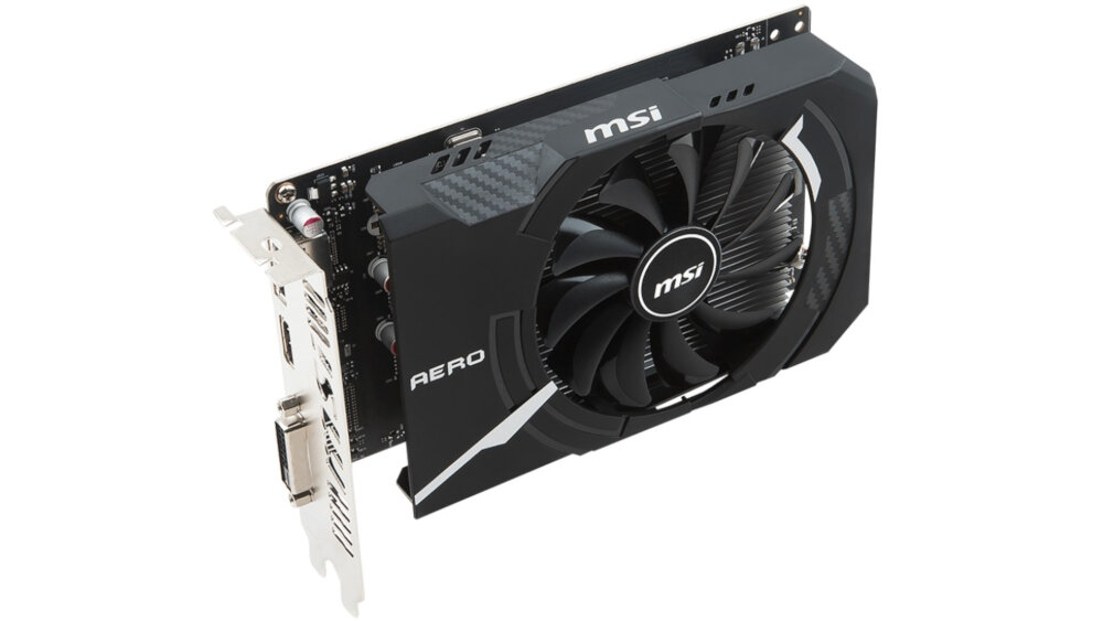 Karta graficzna MSI GeForce GTX 1050 Ti Aero ITX 4G OCV1 - moc