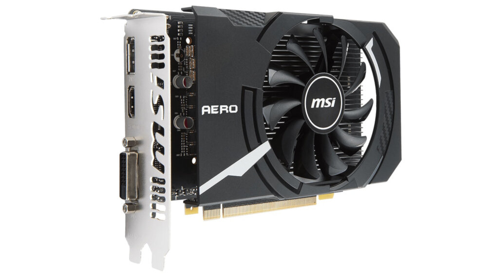 Karta graficzna MSI GeForce GTX 1050 Ti Aero ITX 4G OCV1 - kompaktowa konstrukcja