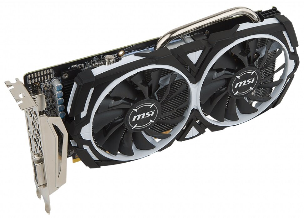 Karta graficzna MSI Radeon RX 570 ARMOR 8GB OC - wysoka wydajność podkręcony procesor graficzny polaris 8Gb GDDR5 1268 MHz GCN 4.0