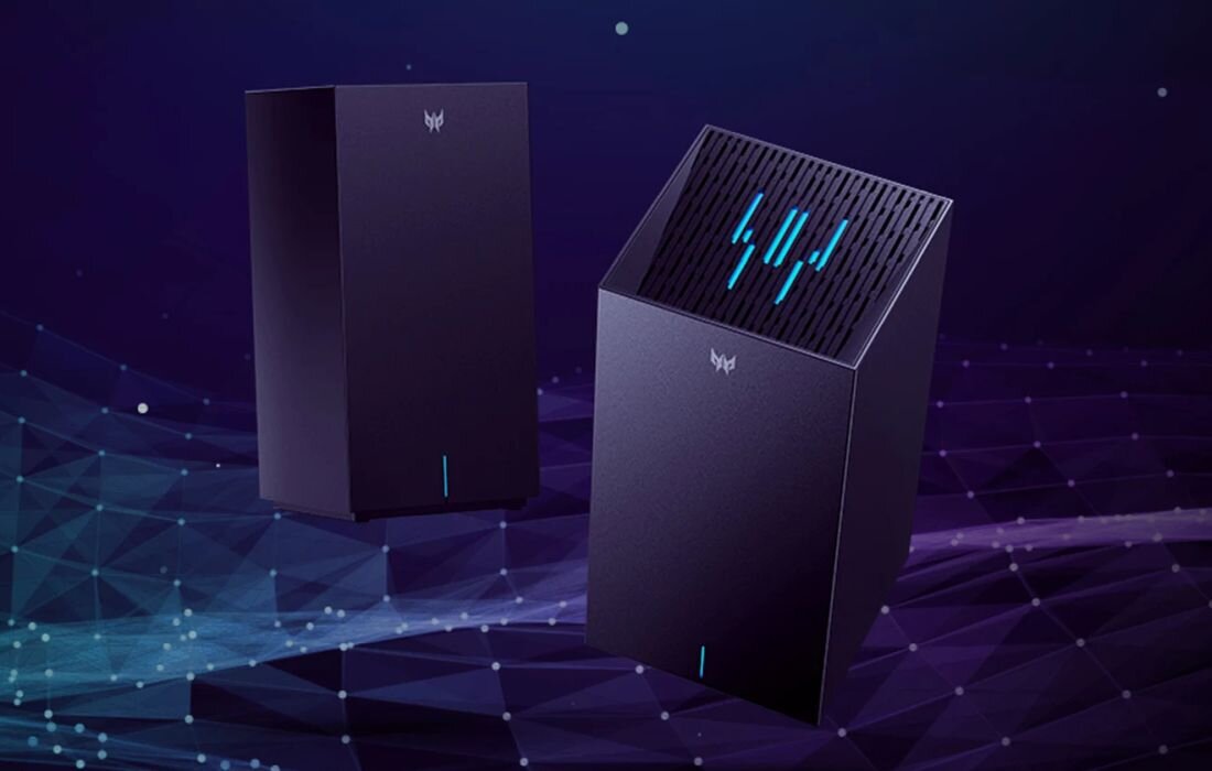 Router ACER Predator Connect X7S 5G CPE 2.4 / 5 / 6 Ghz (TriBand), Wi-Fi Mesh, Gniazdo SIM.