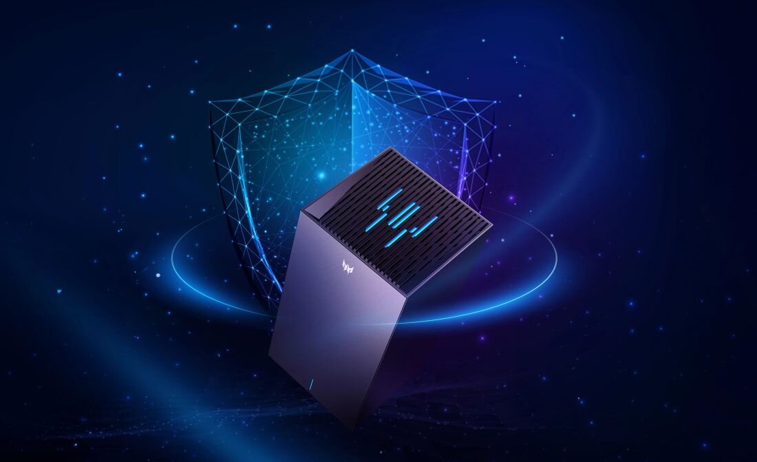 Router ACER Predator Connect X7S 5G CPE 2.4 / 5 / 6 Ghz (TriBand), Wi-Fi Mesh, Gniazdo SIM.