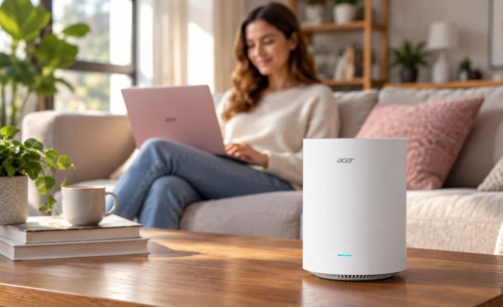 Router ACER Ovia T360 2.4 / 5 GHz (DualBand), Wi-Fi Mesh (3 szt.).