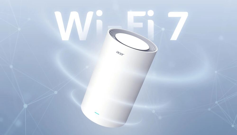 Router ACER Ovia T520 2.4 / 5 / 6 GHz (TriBand), Wi-Fi Mesh.
