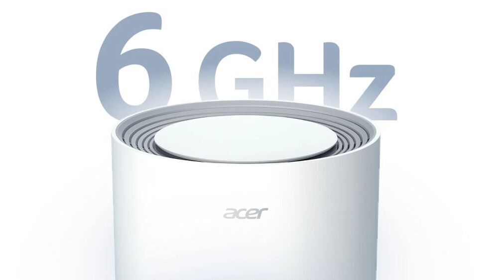 Router ACER Ovia T520 2.4 / 5 / 6 GHz (TriBand), Wi-Fi Mesh.