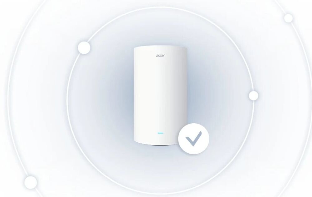 Router ACER Ovia T520 2.4 / 5 / 6 GHz (TriBand), Wi-Fi Mesh.