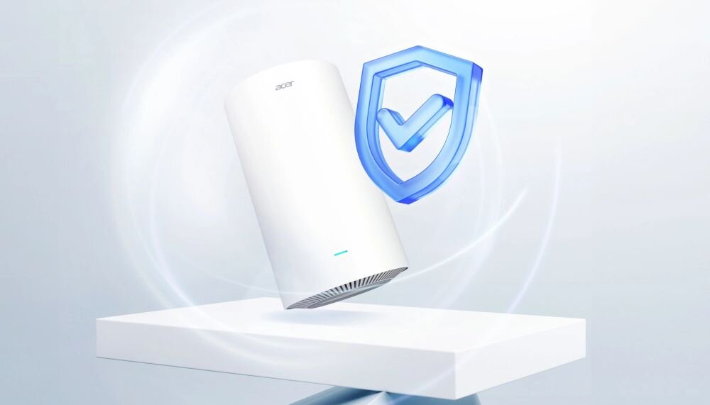 Router ACER Ovia T520 2.4 / 5 / 6 GHz (TriBand), Wi-Fi Mesh.