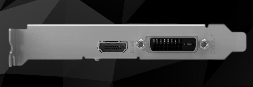 Karta graficzna PALIT GeForce GT 1030 2GB złącza podłączenie porty rozdzielczość 4K