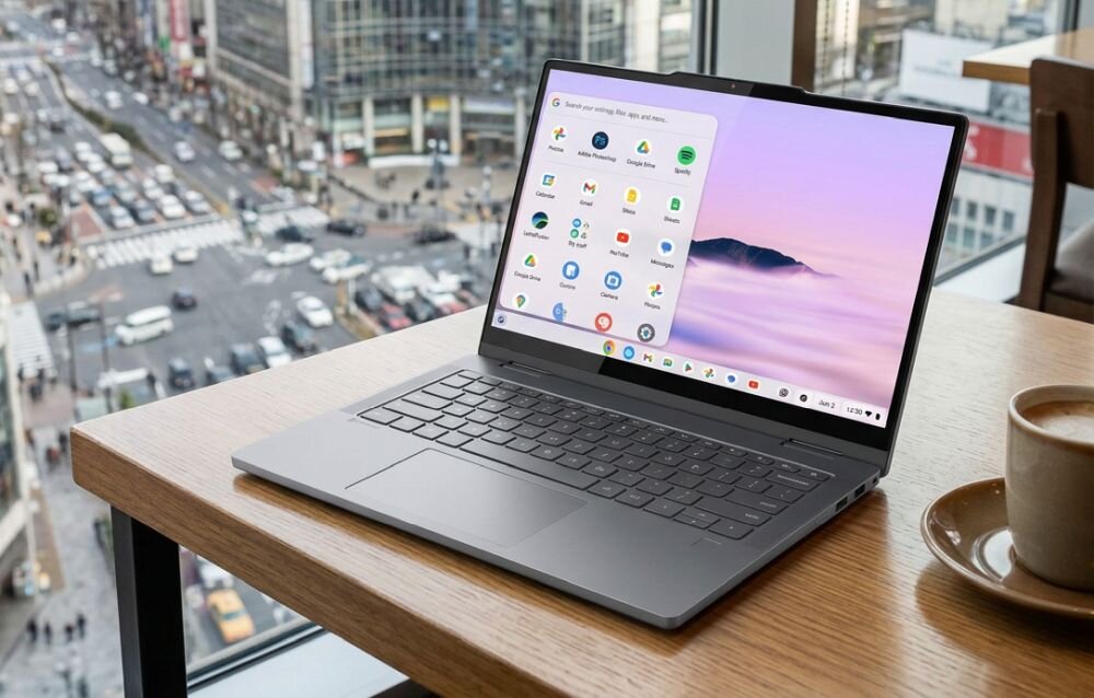 Laptop LENOVO Chromebook Plus 2-in-1 14ITN10 14 IPS N355 8GB RAM 128GB UFS Chrome OS.
